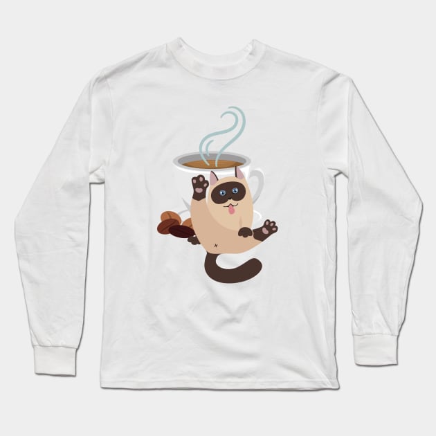 Can't Function Without Coffee Long Sleeve T-Shirt by leBoosh-Designs